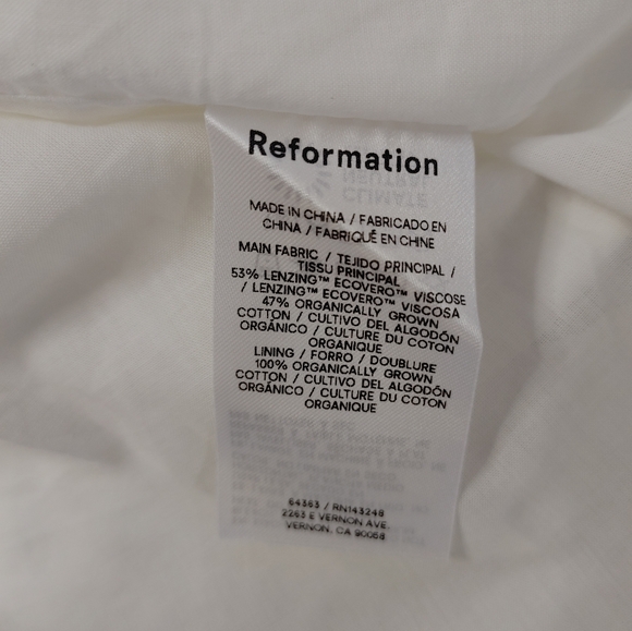 Reformation Rhett Organic Cotton Midi Dress - Picture 13 of 13